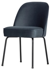 Niebieskie aksamitne krzesła zestaw 2 szt. Vogue – BePureHome