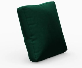 Zielona aksamitna poduszka do sofy modułowej Rome Velvet – Cosmopolitan Design