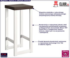 Industrialny biały hoker Pedros 2X Takira 3X