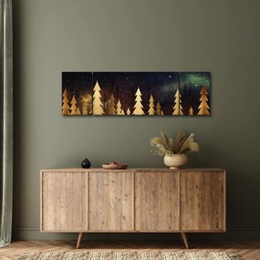 Obraz - Złota noc (170x50 cm)