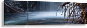 Obraz zimowej laguny (170x50 cm)