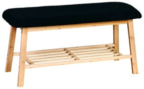 Ławka do przedpokoju z półką na buty, 90 cm