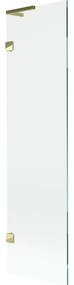 Mexen Lunar L parawan nawannowy 1-skrzydłowy 50 x 150 cm, transparent, złoty - 897L-050-000-50-00