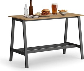 Wysoki stół barowy, 1600 x 800 mm, buk