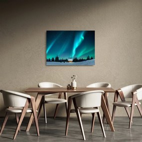 Obraz na szkle - Aurora Borealis (70x50 cm)