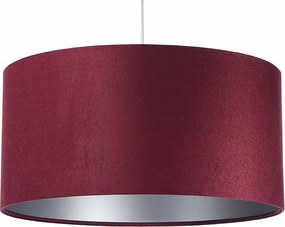 Lampa wisząca HOME 50 bordowa/srebrna