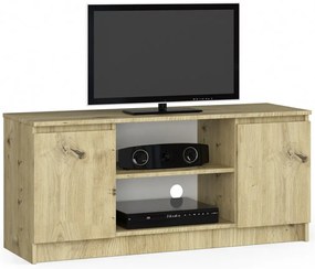 Szafka Rtv Z Półkami Dąb Artisan N1-F66