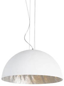 Nowoczesna lampa wisząca biała 50 cm - Magna