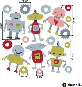 Naklejki na ścianę - Roboty II.