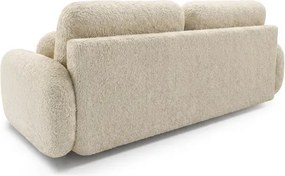 Sofa VIDI Rozkładana Dwuosobowa Beżowa Boucle Japandi