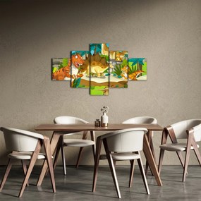Obraz - Dinozaury (125x70 cm)
