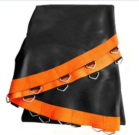 SPORTNOW Mata do Trampolina, Okrągła Powłoka Skoczna, Polipropylen, Pomarańczowa