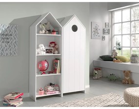 Biała szafa dziecięca otwarta 115x171,5 cm CASAMI – Vipack