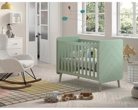 Morskie łóżeczko z litego drewna sosnowego 60x120 cm BILLY – Vipack