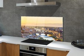 Panel Szklany Poranna Panorama Włoch