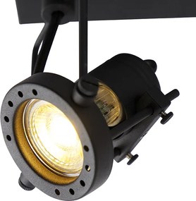 Industrialny reflektor czarny 2-światła - Suplux