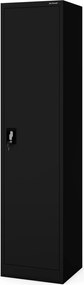 Metalowa szafa aktowa Alex 45x40x185 cm, czarna