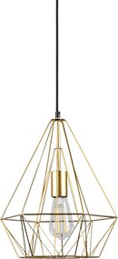 Inteligentna lampa wisząca industrialna złota z WiFi ST64 - Carcass