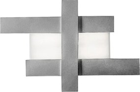 Nowoczesna lampa ścienna LED 40W - Geometryczna konstrukcja stalowa, ciepłe światło 3000K, 2620lm, szerokość 84cm, IP20