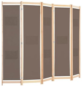 Brązowy parawan z 8 kieszeniami do przechowywania C5-C29