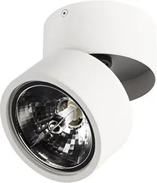 Zestaw 2 nowoczesnych reflektorów białych okrągłych regulowanych - Go Nine