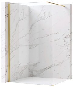 Kabina prysznicowa Walk-In Rea Flexi Transparent / Gold 80