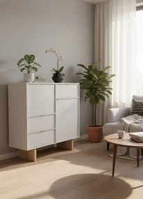 Biała komoda do salonu N4-N75