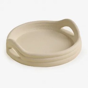 Taca Dekoracyjna Z Kamionki Moseirin Ø20 Cm - Sklum