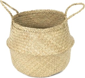 Compactor Koszyk do przechowywania z trawy morskiej Belly, 35 x 32 cm, naturalny, M