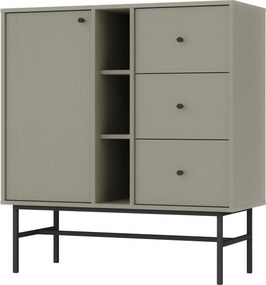 Komoda TORINO 100 cm do Salonu Sypialni Odcienie zieleni