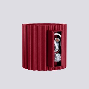 Kinkiet AURA burgund G9 ryflowany SOLLUX  LIGHTING