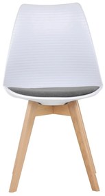 Zestaw krzeseł do jadalni CT-X7056 GREY, 4 szt.
