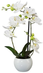 Sztuczna Orchidea w doniczce, 42 cm