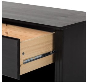 Brązowy zestaw pod TV z litego drewna sosnowego 288x223 cm Anita – Støraa