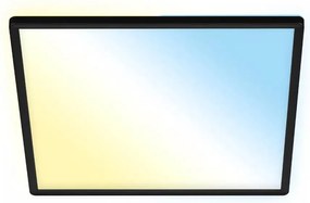 Briloner 7060-015 - LED panel ściemnialny SLIM 22W/230V 42x42 cm czarny Wi-Fi Tuya + pilot