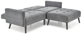 Sofa rozkładana CORNELIUS szara HALMAR