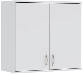 Dwudrzwiowa biała nadstawka na szafę  T7-L32