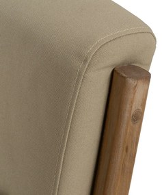 Beżowy fotel Weave – Ixia
