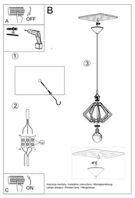 Lampa wisząca z drewnianym kloszem ø 27,5 cm Toranja – Nice Lamps