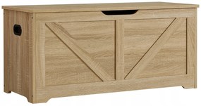 Pudełko do przechowywania LEHAC z pokrywą 100x46cm, dąb sonoma