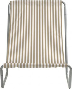 Składane leżak plażowy SAND STRIPES, brązowy