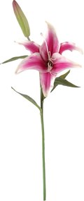 Sztuczna lilia ciemnoróżowy, 17 x 17 x 60 cm