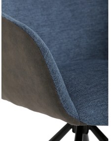 Zestaw krzeseł obiadowych z mechanizmem powrotnymDCH-Y1143 BLUE2, 2 szt.