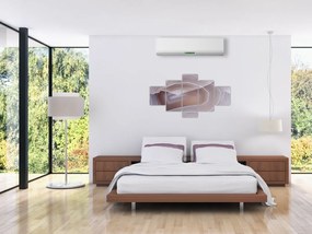 Obraz - Marmurowy agat (125x70 cm)