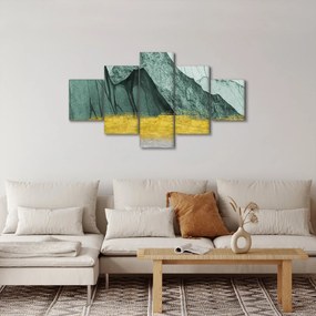 Obraz - Emerald Mountains N⁰2 (125x70 cm)