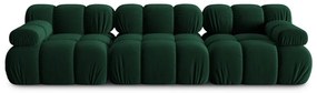 Zielona aksamitna sofa 282 cm Bellis – Micadoni Home