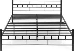 Łóżko metalowe Kingsley 404B, 160x200 cm z wbudowanym stelażem