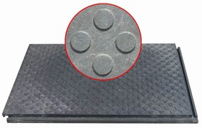 Płyta obciążeniowa REPLAST, 1200 x 800 x 43 mm, zewnętrzna