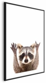 Plakat Szop 21x30 cm z ramą czarną z marginesem ARTGEIST B