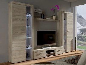 Meblościanka Rena XL 300 cm - dąb sonoma